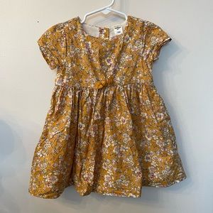 OskKosh B’Gosh Toddler Girls’ Floral Tie-Front Short-Sleeve Dress 18M